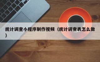 承德统计调查小程序制作视频（统计调查表怎么做）
