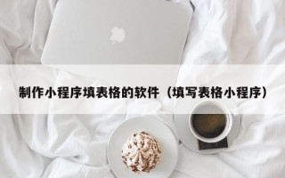 承德制作小程序填表格的软件（填写表格小程序）